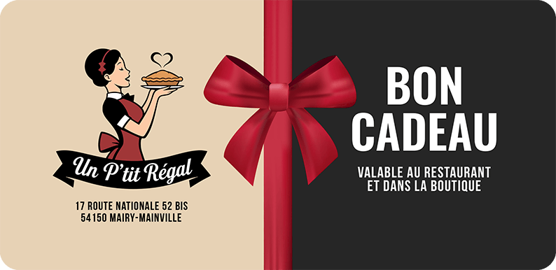 Bon Cadeau Un P'tit Régal